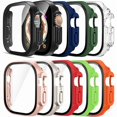 thumbnail image 1 of wonima02 [9 Pack Case Compatible with 49mm Apple Watch Ultra & Ultra 2/3 with Tempered Glass Screen Protector Full Scratch-Resistant Protective Cover Bumper for Apple Watch 49 mm, 1 of 1