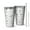White Skull Heart, variant on 16oz Tumblers White Blue Sun Moon Cloud Star Pattern Stainless Steel Vacuum Insulated Double Wall Travel Tumbler Cups Mug with Lid and Straw,Cleaning Brush for Coffee,Tea