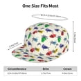 thumbnail image 6 of Fotbe Cartoon Sea Turtle Flat Bill Visor Cap Classic Snapback Hat Polyester Foam Trucker Hat Trucker Cap Adjustable Baseball Cap, 6 of 9