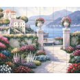 thumbnail image 1 of Tile Mural Kitchen Backsplash - Mediterranean Scene B - by John Zaccheo, 1 of 1