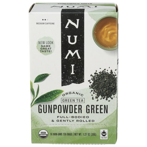 Numi Gunpowder Green Tea - 18 Tea Bags - Case Of 6