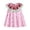 1560Red3116, variant on Rggeeun Toddler Girls Sleeveless V-Neck Holiday Party Watermelon Plaid Dress Dance Party Princess Dresses Leisure Casual Sundress