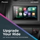 thumbnail image 2 of PIONEER DMH-1600NEX Receptor Multimedia Digital Doble DIN de 6.8 Pulgadas, Bluetooth Integrado, Apple CarPlay y Android Auto, visualización táctil, Entrada de cámara Trasera, 2 of 5