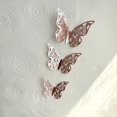 thumbnail image 1 of Decoración de pastel de mariposa de doble cara de papel dorado Decoración de pastel de cumpleaños Complemento para pastel Decoración de pastel Complemento para hornear, 1 of 1