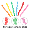 thumbnail image 2 of Globos De Retorcidos En Espiral Latex 100pcs  Xtellar multicolor, 2 of 3