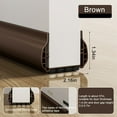 thumbnail image 2 of New Upgrade 37.2 inch Under Door Draft Stopper for Bottom of Door, Free Cutting Length, Under Door Noise Stopper, Under Door Draft Blocker, Under Door Bug Stopper Door Dust Stoppers, 2 of 8