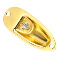 thumbnail image 4 of Metal Boat Style Guitar Input Jack With String Fixators, 6.35mm Jack, For Electric Guitars, 4 of 8