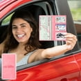 thumbnail image 7 of NWOKYZGH Car Registration and Insurance Holder, Vehicle Glove Box Car Organizer, Auto Truck Comparment Accessories Case for Driver License, Cards, 7 of 7