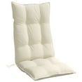 thumbnail image 5 of vidaXL Highback Chair Cushions 2 pcs Cream Oxford Fabric, 5 of 9