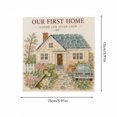 thumbnail image 4 of Sea Glass Art Kit, Our First Home Mosaic Craft with House Key Design for DIY Keepsake Home Decor, 5.91 in, 4 of 4
