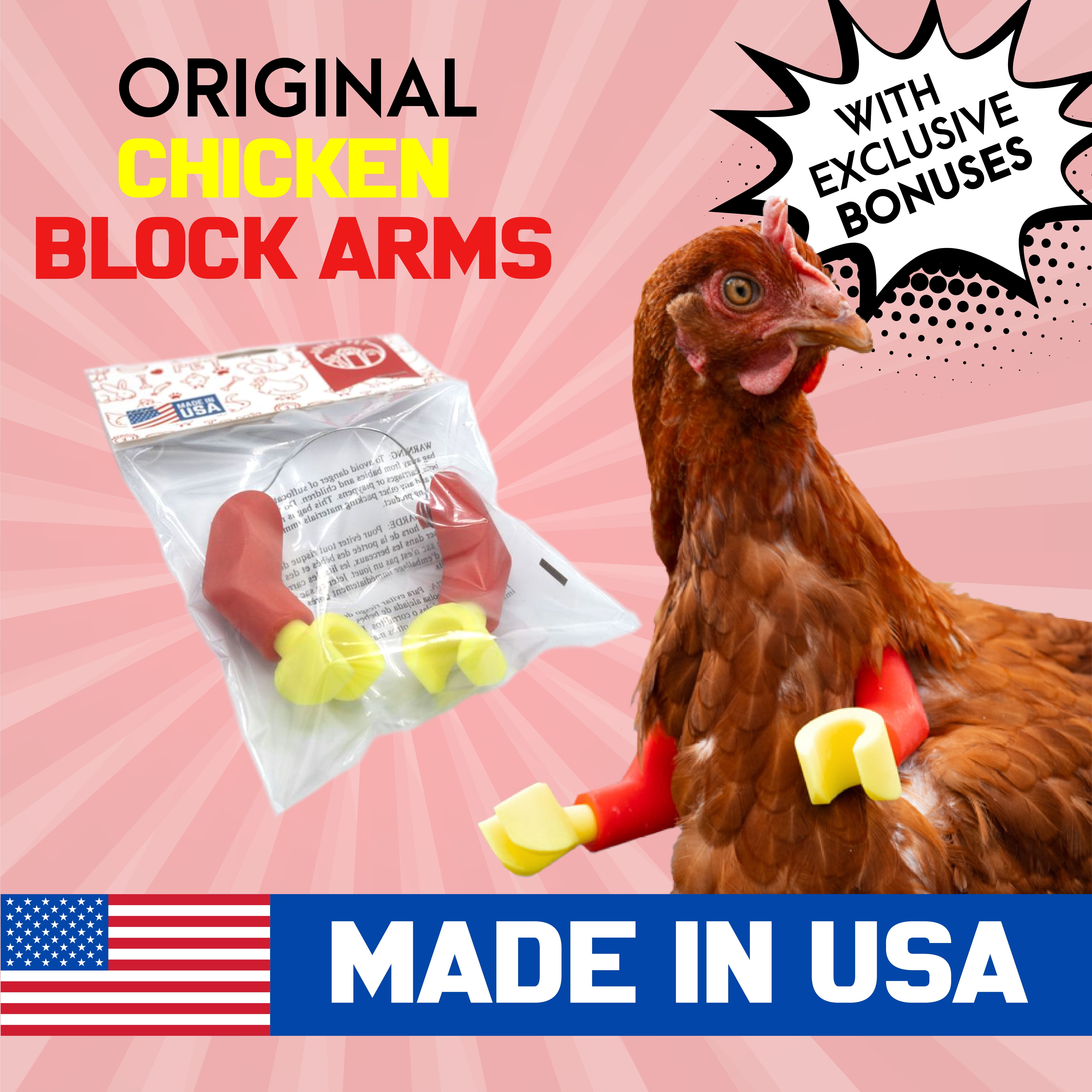 Made in America Original Chicken Fist Arms Gag Gift Arms for chicken to  wear