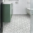 thumbnail image 3 of Apollo Tile   5 Pack White 10.9-in. x 12.5-in. Hexagon Polished Marble Mosaic Tile (4.73 Sq ft/case), 3 of 3