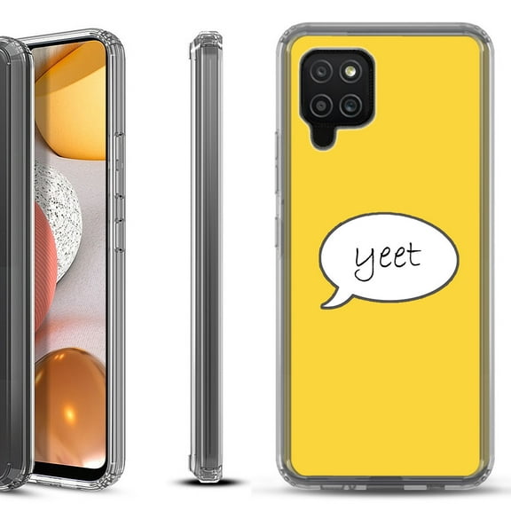 Shockproof Bumper Phone Case for Samsung Galaxy A42 5G, by OneToughShield ® - Yeet