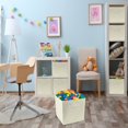 thumbnail image 3 of Sorbus Panier Cube de Rangement Pliable (6 Pa), Beige, 3 of 11