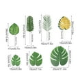 thumbnail image 2 of MesaSe Artificial Palm Leaf Imitation Leaf Turtle Back Leaf Set Hawaiian Party Decoration, 2 of 8