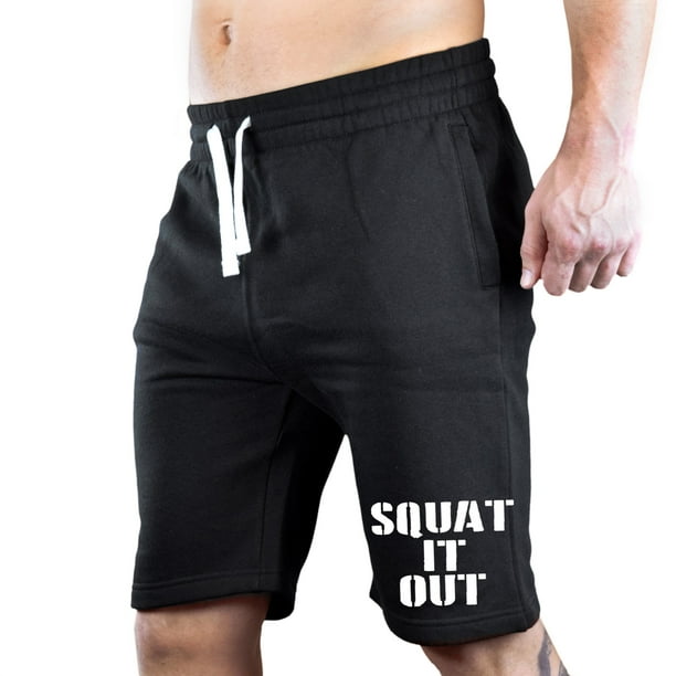 Koyotee Men's Squat It Out V447 Black Fleece Jogger Sweatpant Gym