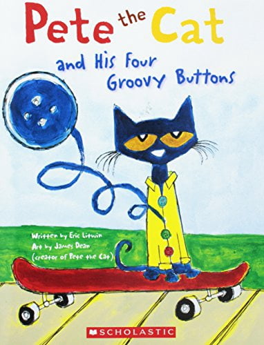 Pre-Owned Pete the Cat and His Four Groovy Buttons by Eric Litwin (Paperback), Textbooks, English deal from Walmart