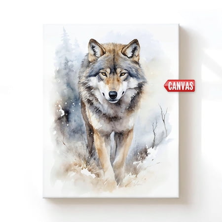Wolf Art Print Animal Nature Forest Home Decor Picture Contemporary Artwork Boho Image Birthday Gift Idea