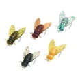 thumbnail image 5 of 20pcs Fly Fishing Lures - Lifelike Soft Plastic Hooks with Barbs for Trout & Bass, 5 of 6