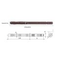 thumbnail image 4 of 10Pcs Concealed Shelf Support Holders Screw Mounted Installation Iron Brackets(14*140mm), 4 of 5