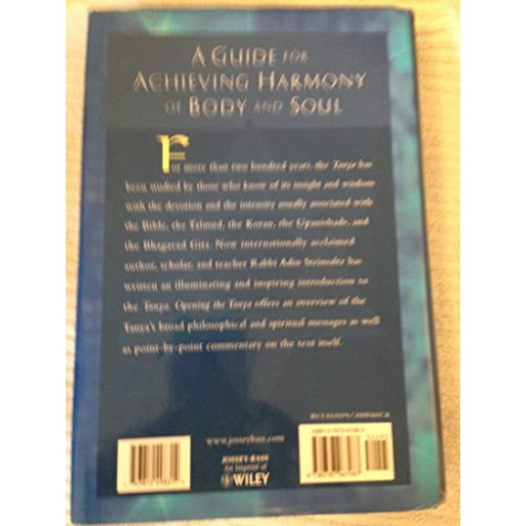 Pre-Owned Opening the Tanya: Discovering the Moral and Mystical Teachings of a Classic Work of Kabbalah (Hardcover) 078796798X 9780787967987