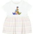 thumbnail image 3 of Inktastic Gecko Pile Cute Lizards Girls Baby Dress, 3 of 5
