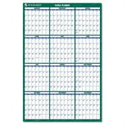 At-A-Glance PM21028 Reversible/Erasable Vertical Format Dated Yearly Wall Planner 24 x 36