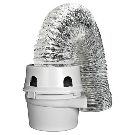 TDIDVKZW Indoor Dryer Vent Kit with 4" x 5' Duct