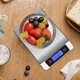 thumbnail image 5 of ¡Descuento del Día!, Báscula electrónica de cocina de acero inoxidable de 5 kg, báscula plana para ingredientes de alimentos y horneado, báscula electrónica precisa, conveniente y práctica Akmoler, 5 of 6