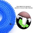 thumbnail image 3 of 1pc Pet Toys Bite Resistant Sound Toy Ball Chew Teeth Clean Large Dog Barbed TPR Train Teeth Cleaning Tool Random Color, 3 of 10