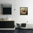 thumbnail image 3 of Stupell Industries Panda Bathtub & Blooms Animals & Insects Painting Black Framed Art Print Wall Art, 24 x 24, 3 of 9