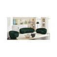 thumbnail image 4 of Meridian Furniture Hyde Green Boucle Fabric Sofa, 4 of 14