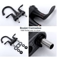 thumbnail image 4 of Kichae 4-Inch Deck Mount Bathroom Faucet，2-Handle Oil Rubbed Bronze Vanity Sink Faucets with Pop-up Drain and Supply Hoses, 4 of 5