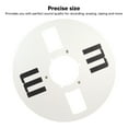 thumbnail image 4 of Recording Takeup Reel, Low Noise Aluminum Alloy Silver Bend Resistant Universal 1/4 10 Inch Empty Tape Reel Opening Machine Part  for Reel To Reel Tape Player, 4 of 7