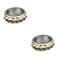 thumbnail image 1 of Sonducket Anillo de hombre Diseño especial Anillos de moda Accesorios de joyería de dedo Regalos de cumpleaños de Navidad Color primario 9 # color primario, 9# 2piezas, 1 of 6