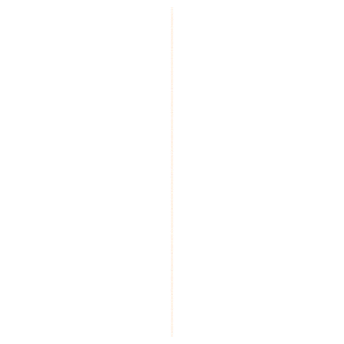 Ekena Millwork 94"H x 1/8"T Marrakesh Adjustable Acrylic Decorative Slat Wall Panel Kit, Gold Mirror (contains 11 Slats + 1 Straight Edge Starter Slat)