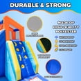 thumbnail image 3 of Sportspower Big Wave II Inflatable Water Slide with Climbing Wall & Splash Pool, Backyard Water Park for Kids, Blow Up Waterslide, Water Balloons Included, 3 of 8