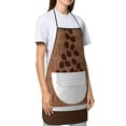 thumbnail image 4 of Easygdp Coffee Cafe Cup Apron Waterdrop Resistant with 2 Pockets,Oil Resistant Cooking Kitchen Chef Apron for Women Men, 4 of 7
