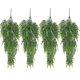 thumbnail image 1 of 4 Pieces Artificial Hanging Plants Artificial Fern Green Leaves Green Plants Plastic Plants Persian Climbing Plants 80cm for Outdoor Balcony Wall Wedd, 1 of 3