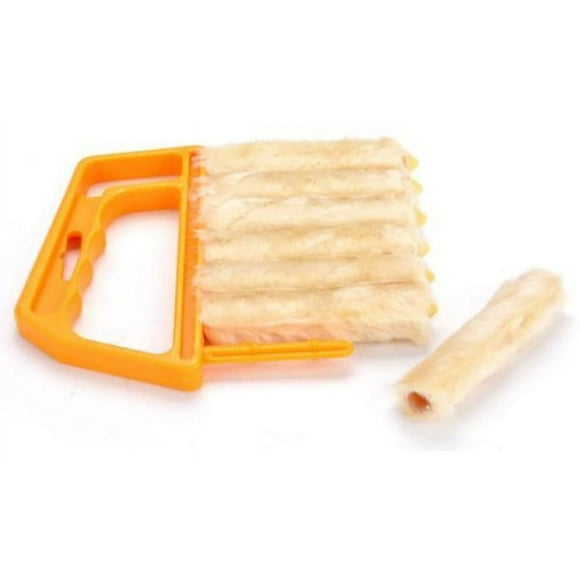 EGNMCR Brushes Window Blinds 7 Dusting Cleaning Tool Mini Blinds Dusting Brush Dusting Blinds Brush Window Conditioner Duster Dirt Cleaner Household Tool Washable A brush