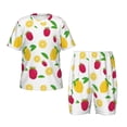 thumbnail image 1 of Balery Strawberry and Lemon Conjunto de Pijama Infantil de Manga Corta con Estampado – Ropa de Dormir de Algodón Suave-Medium, 1 of 6
