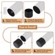 thumbnail image 4 of Uxcell 10 Pack 0.47 x 0.47 Pulgadas Tapas de Patas de Muebles Ovaladas, Protector de Suelo para Patas de Sillas, 4 of 6