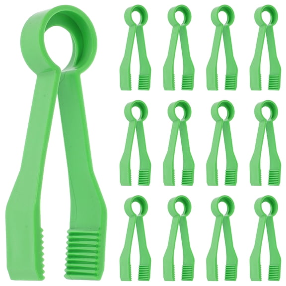 Soimiss 15pcs Tweezers for Fine Motor Skills Development Plastic Clips for School and Outdoor Play Ergonomic Design