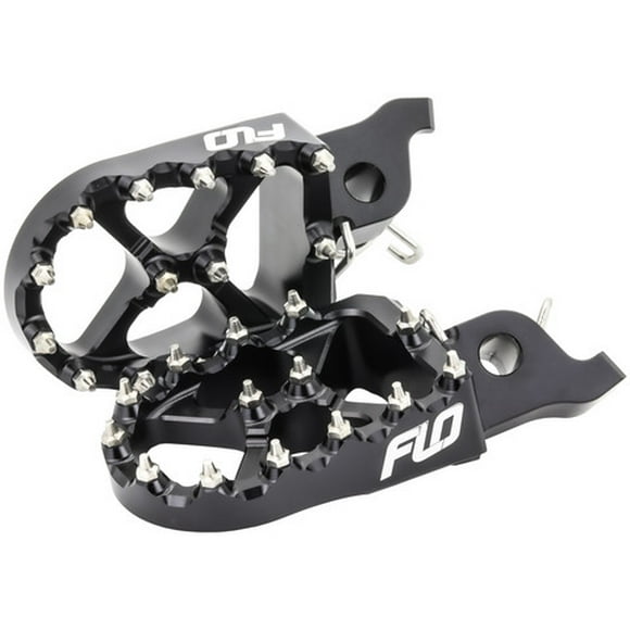 Flo Motorsports Pro Series Foot Peg, Black