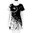 thumbnail image 6 of gakvbuo Summer Dresses For Women Plus Size Dress Casual Printed Tshirt Dresses Loose Short Sleeve Boho Beach Dress Crew Wedding Guest Dresses Sundresses Club Dresses, 6 of 8