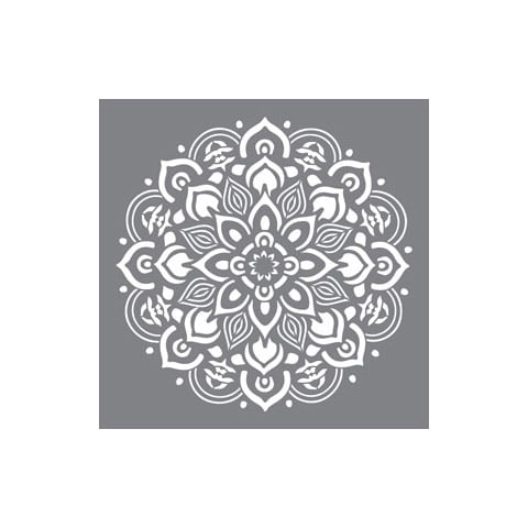 Americana Decor Stencil. Mandala. 12 in x 12 in - Walmart.com - Walmart.com