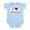 Sky Blue, variant on CafePress - I Love Asparagus Infant Creeper - Baby Light Bodysuit, Size Newborn - 24 Months