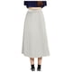thumbnail image 1 of Falda midi elástica plisada lisa para mujer - Estilo elegante e informal - Poliéster - Tallas S-XL, 1 of 6