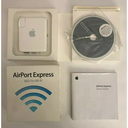 Apple Airport Express A1264-802.11n Wi-Fi Router (AFCMB321LL/A)RARE-SHIPS N (Apple Airport Express Best Price)