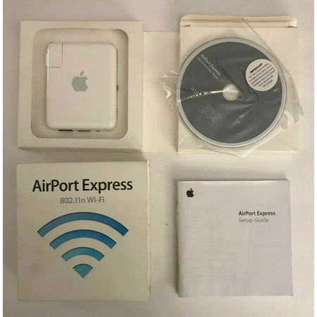 - Apple Airport Express A1264-802.11n Wi-Fi Router (AFCMB321LL/A)RARE-SHIPS N 24HR